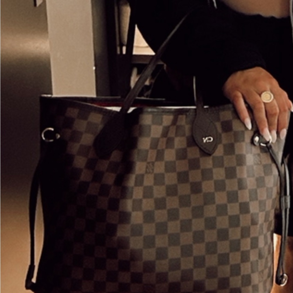 Louis Vuitton Brown Checkered Tote
